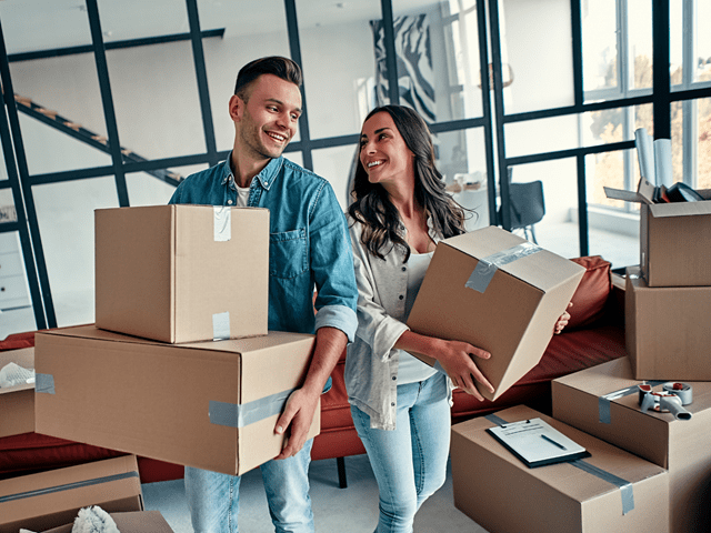 Par som flytter